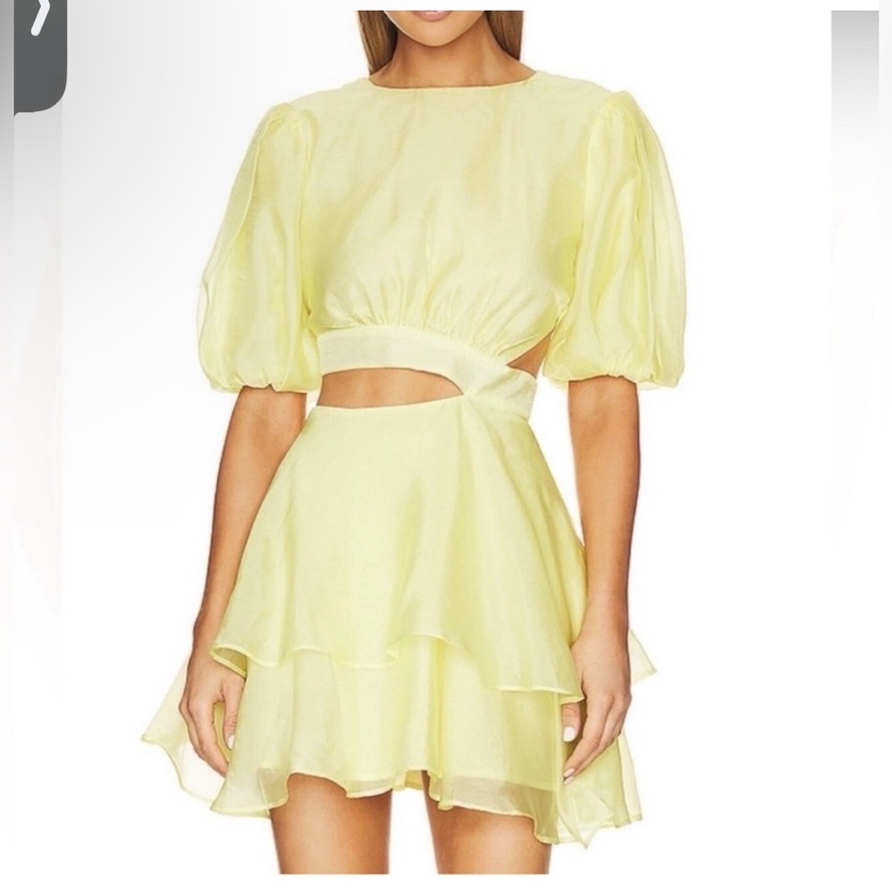 Revolve Bardot Enya‎ Organza Mini Dress | Size Medium | US 6